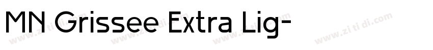 MN Grissee Extra Lig字体转换